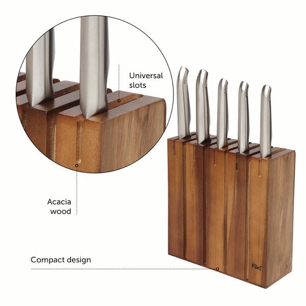 Pro Segmented Knife Block Set 6 Piece