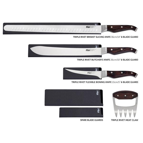 Triple Rivet Pitmaster Roll Set 4 Piece
