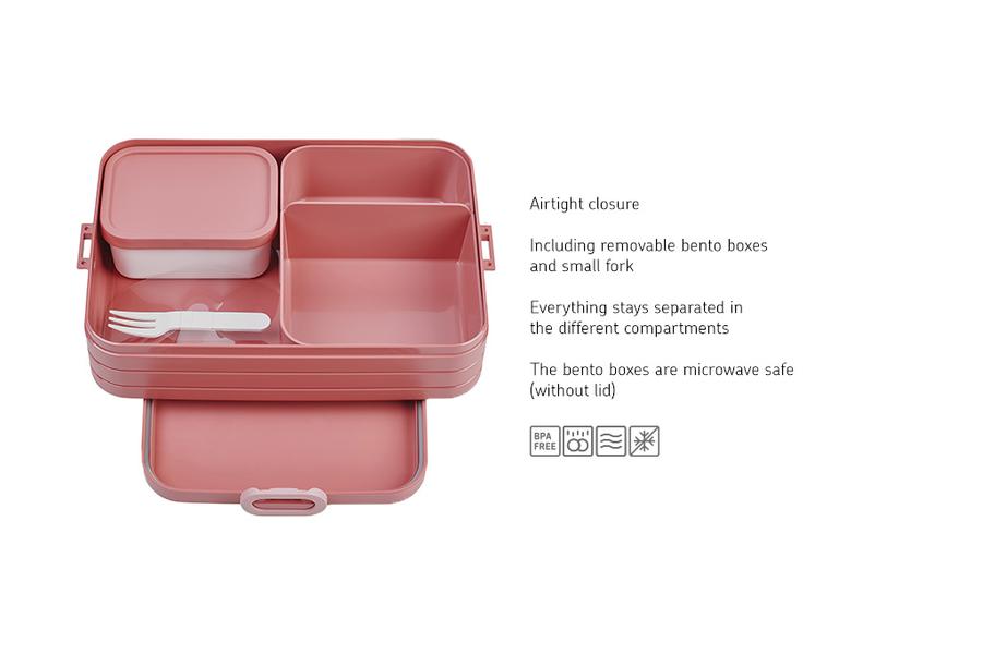 Bento Box Large in Nordic Pink