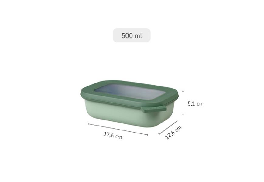 Cirqula Rectangular 500ml in Nordic Sage