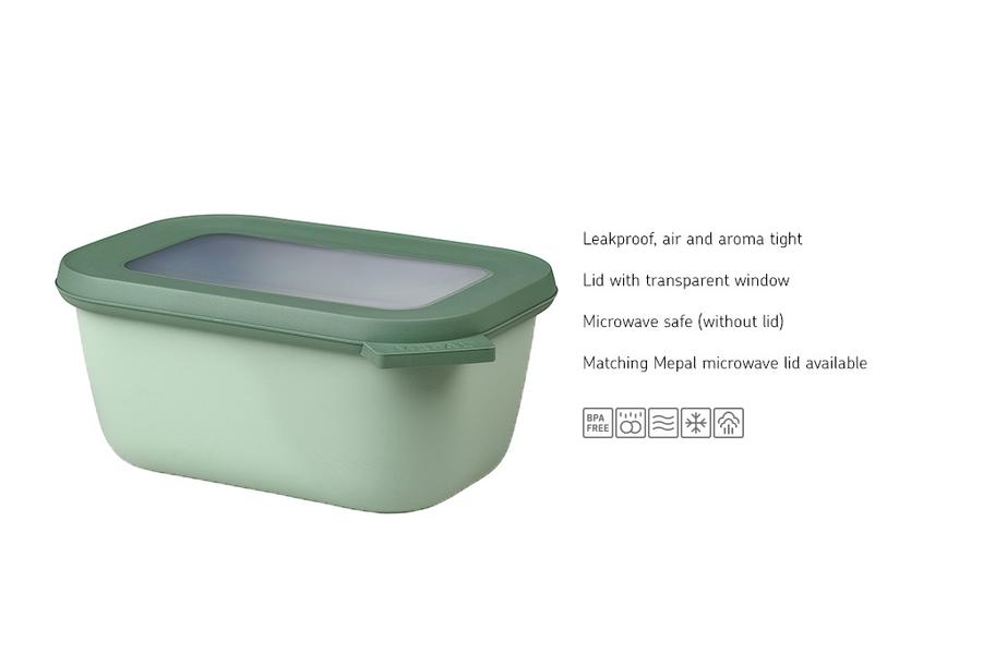 Cirqula Rectangular 750ml in Nordic Sage
