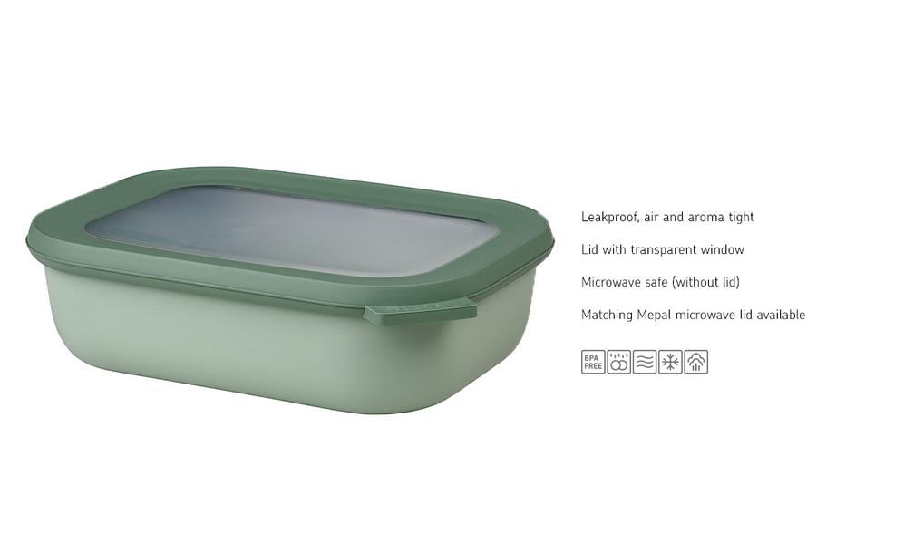 Cirqula Rectangular 1000ml in Nordic Sage