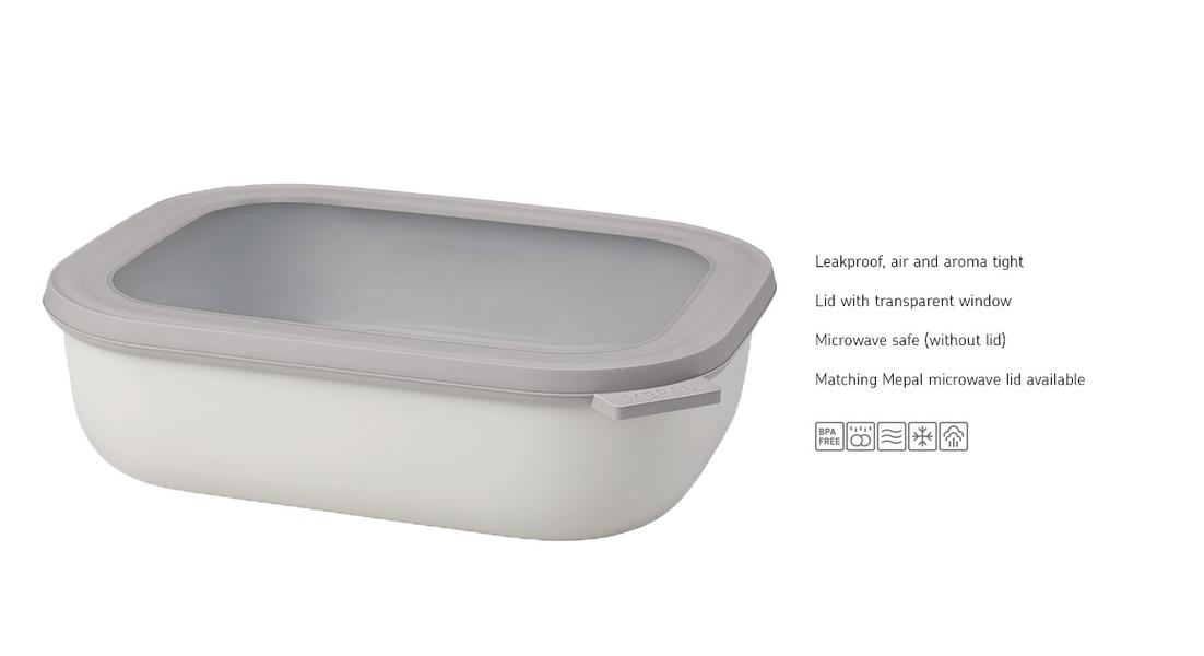 Cirqula Rectangular 2000ml in Nordic White