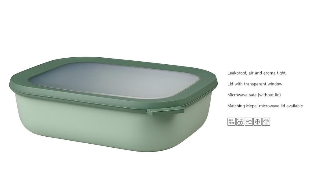 Cirqula Rectangular 2000ml in Nordic Sage