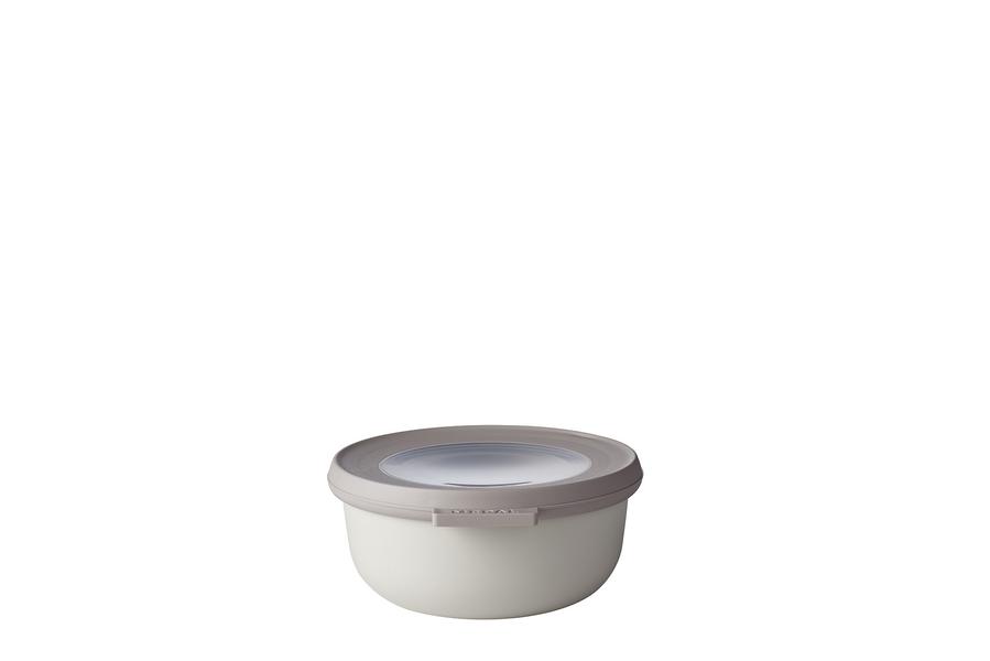 Cirqula Round Storage Bowl 350ml in Nordic white