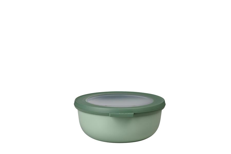 Cirqula Round Storage Bowl 750ml in Nordic sage