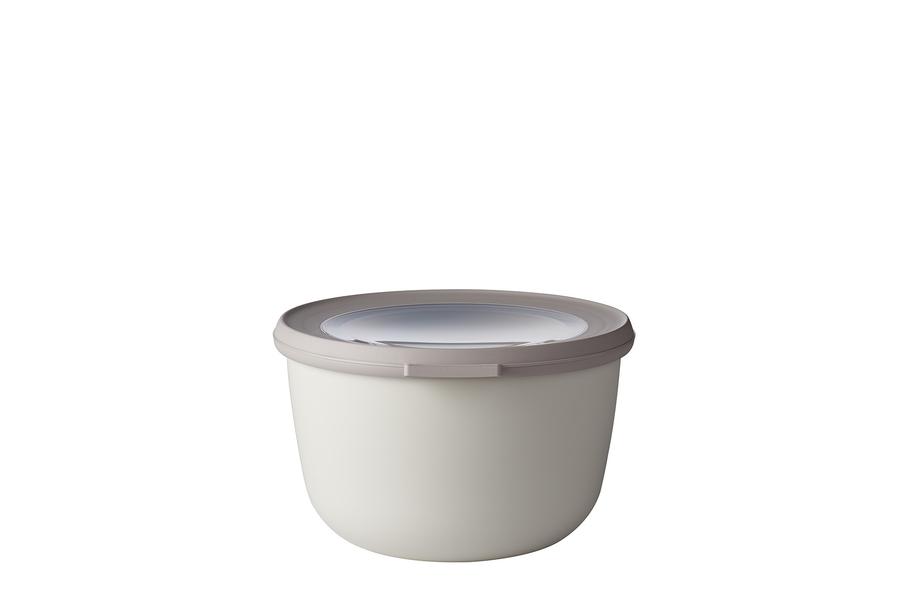 Cirqula Round Storage Bowl 1000ml in Nordic white