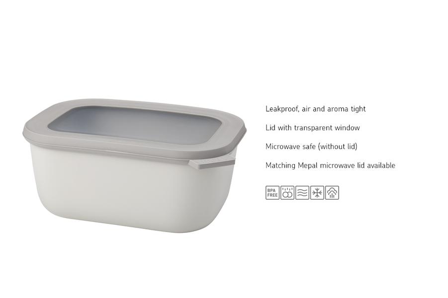 Cirqula Rectangular 3 piece large set in Nordic White