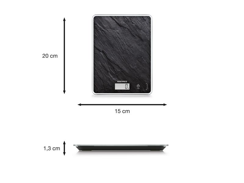 Page Compact Slate Kitchen Scale
