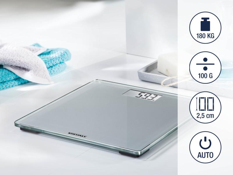Style Sense Compact 300 Silver Bathroom Scale