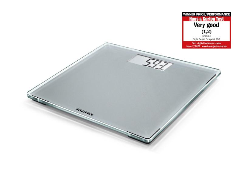 Style Sense Compact 300 Silver Bathroom Scale