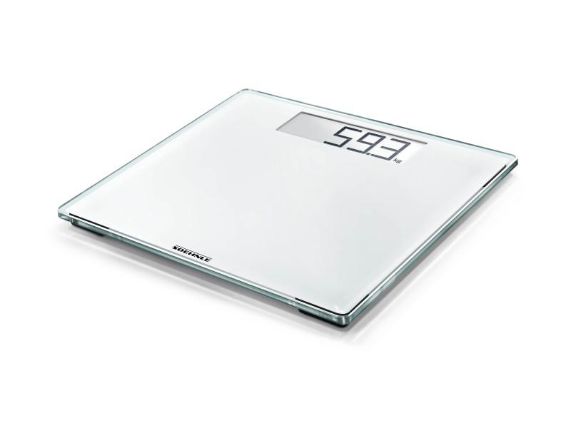 Style Sense Comfort 100 White Bathroom Scale
