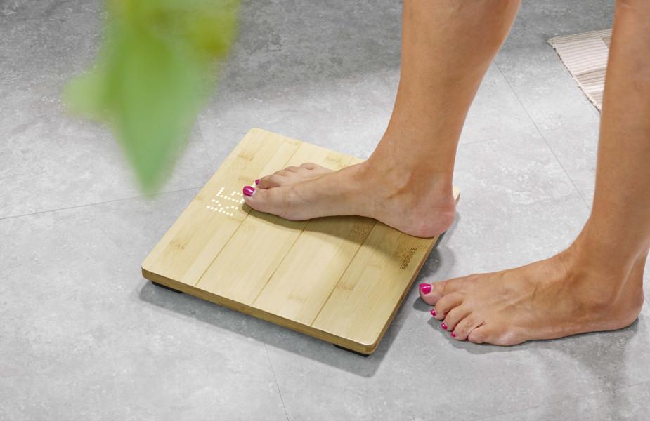 Style Sense Bamboo Magic Bathroom Scale