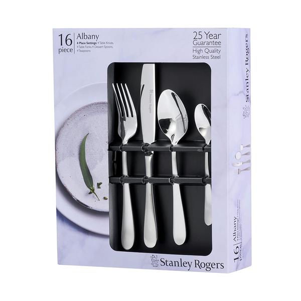 Albany Dual Finish Cutlery Set 16 Piece