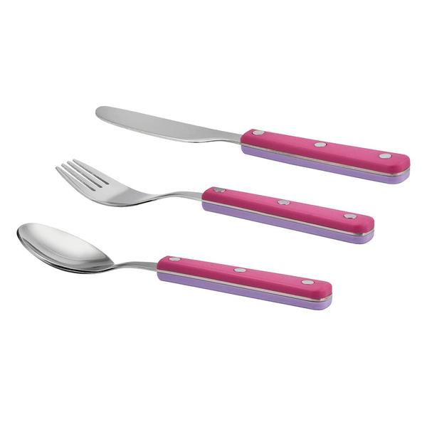 Pink & Purple Children's 3 Piece Set CDU 6