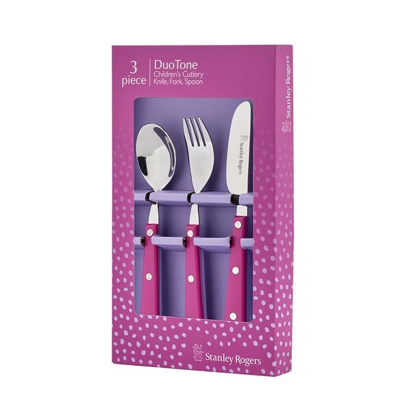 Pink & Purple Children's 3 Piece Set CDU 6
