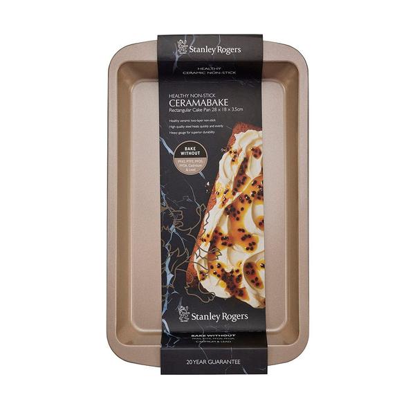 Ceramabake Rectangular Cake Pan