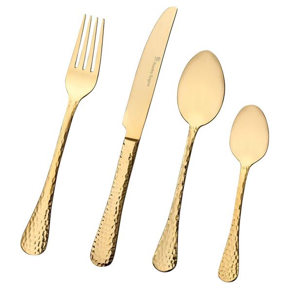 Bolero Gold Cutlery Set 24 Piece