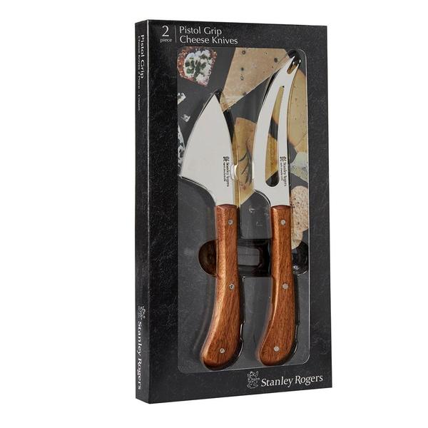 Pistol Grip Acacia 2 Piece Set