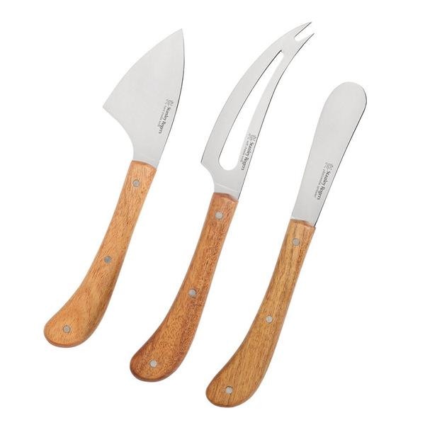 Pistol Grip Acacia 3 Piece Set