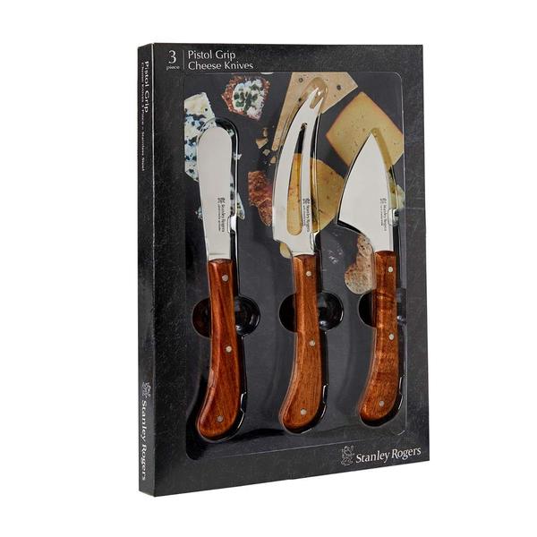 Pistol Grip Acacia 3 Piece Set