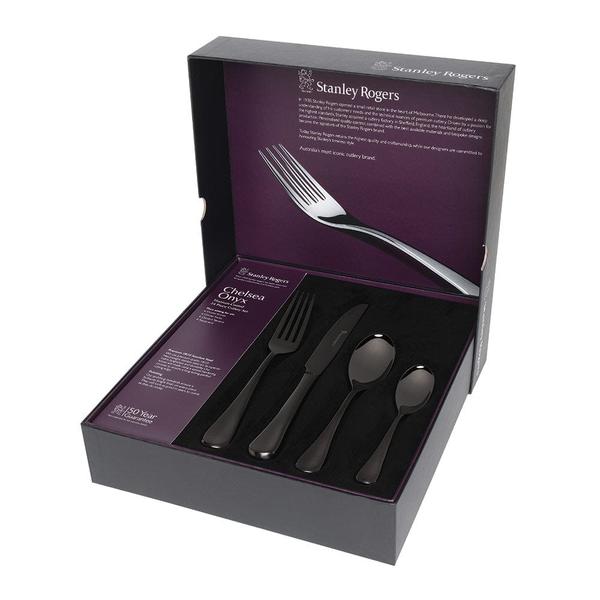 Chelsea Onyx Cutlery Set 24 Piece