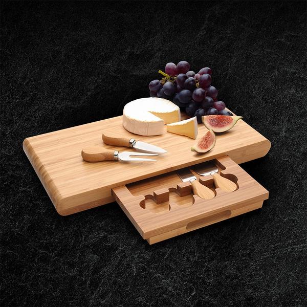 Bamboo 5 Piece Cheese Set
