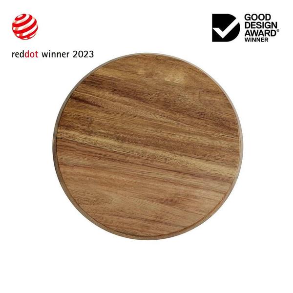Magnetic Trivet Acacia Wood 24cm