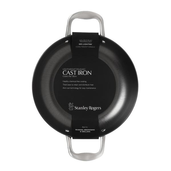Lightweight Cast Iron Cook's Pan 30cm