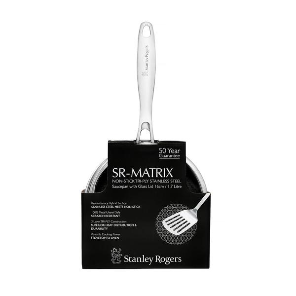 Sr-Matrix Saucepan with Glass Lid 16cm