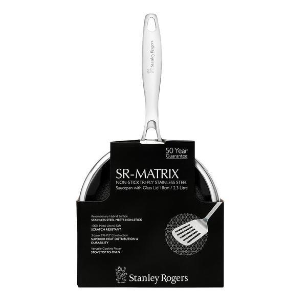 Sr-Matrix Saucepan with Glass Lid 18cm