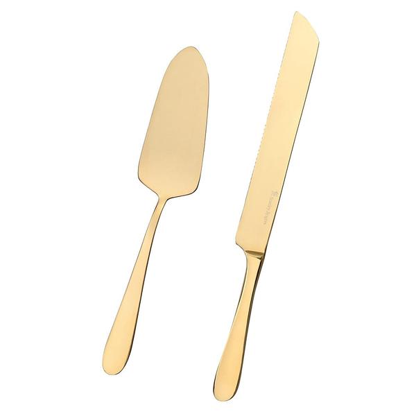 Albany Gold Cake Knife & Server
