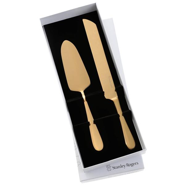 Albany Gold Cake Knife & Server