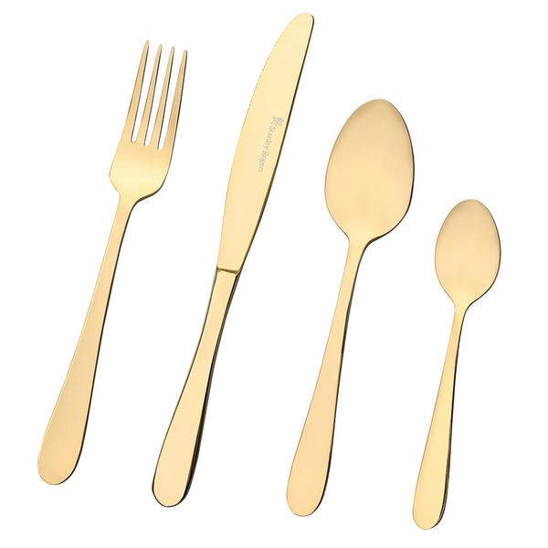 Albany Gold Cutlery Set 24 Piece