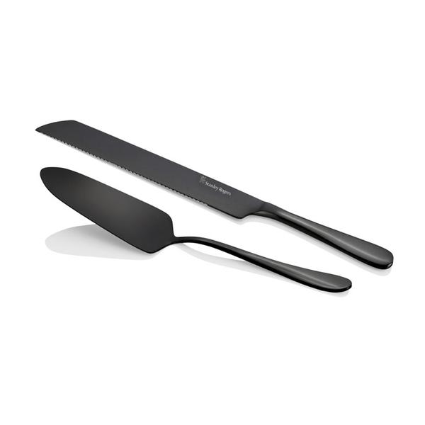 Albany Onyx Cake Knife & Server