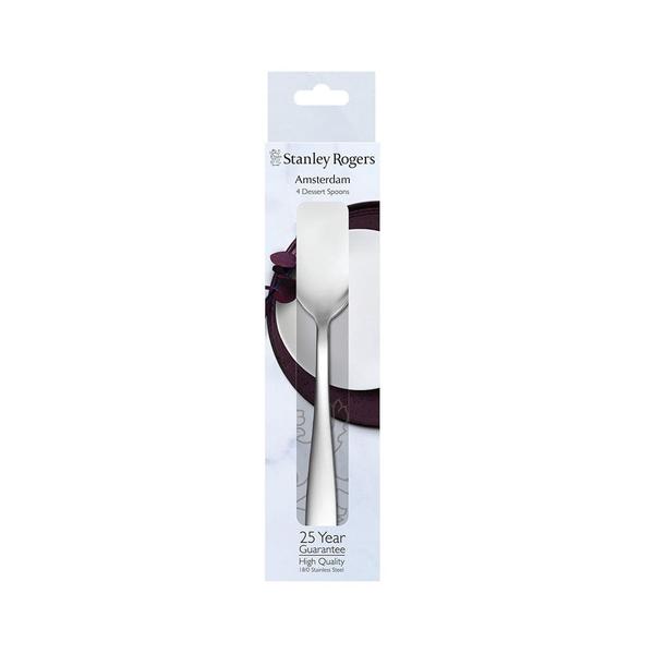 Amsterdam Dessert Spoons 4 Piece Set