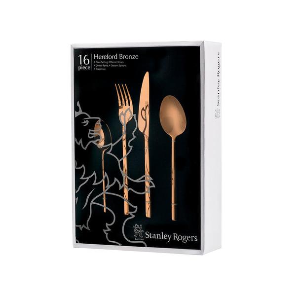 Hereford Bronze Cutlery Set 16 Piece