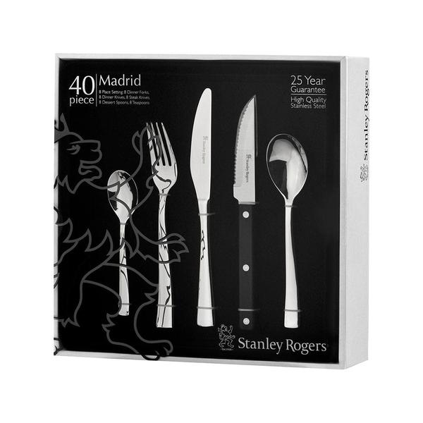Madrid Cutlery Set 40 Piece