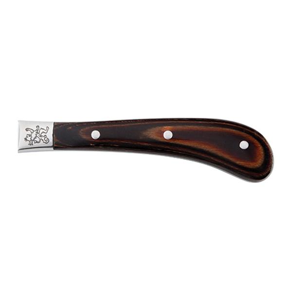 Pistol Grip Woodland Steak Knives Brown 4 Piece Set