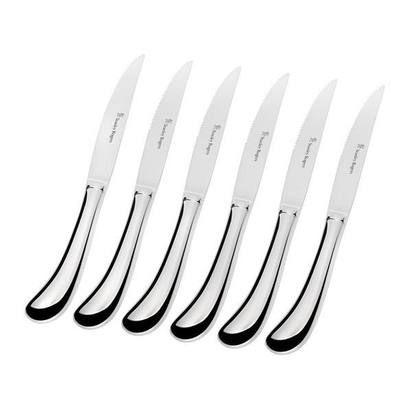 Pistol Grip Steak Knives 6 Piece Set