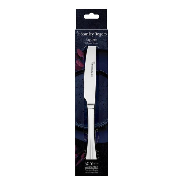 Baguette Dinner Knives 4 Piece Set