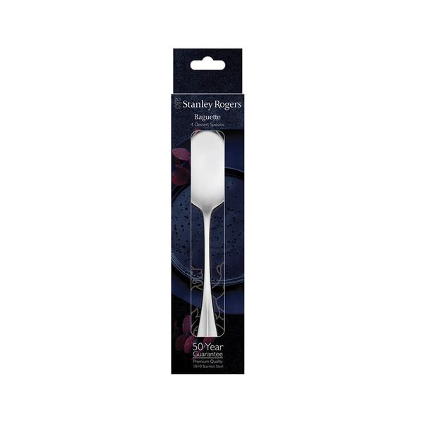 Baguette Dessert Spoons 4 Piece Set