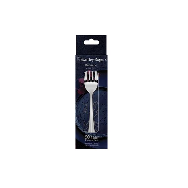 Baguette Fruit Forks 4 Piece Set