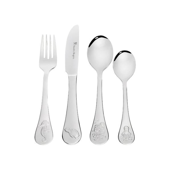 Children's Cutlery Sea Animals 4 Piece Set