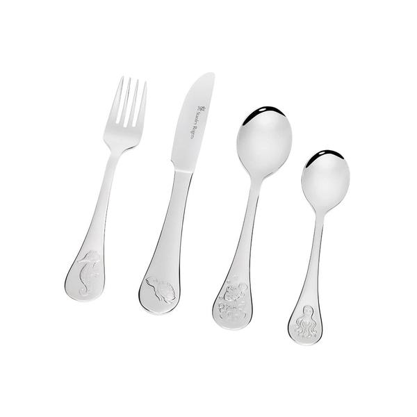 Children's Cutlery Sea Animals 4 Piece Set