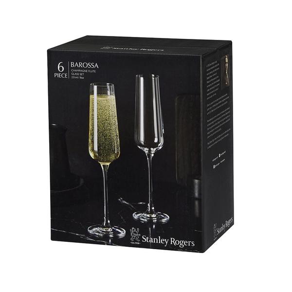 Barossa Champagne Flute 231ml 6 Piece Set
