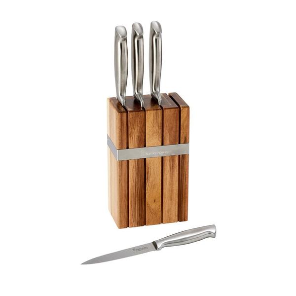 Banded Stripe Knife Block Set 5 Piece