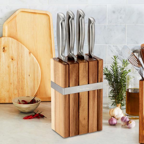 Banded Stripe Knife Block Set 5 Piece