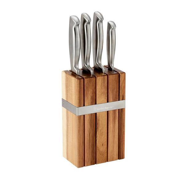 Banded Stripe Knife Block Set 5 Piece
