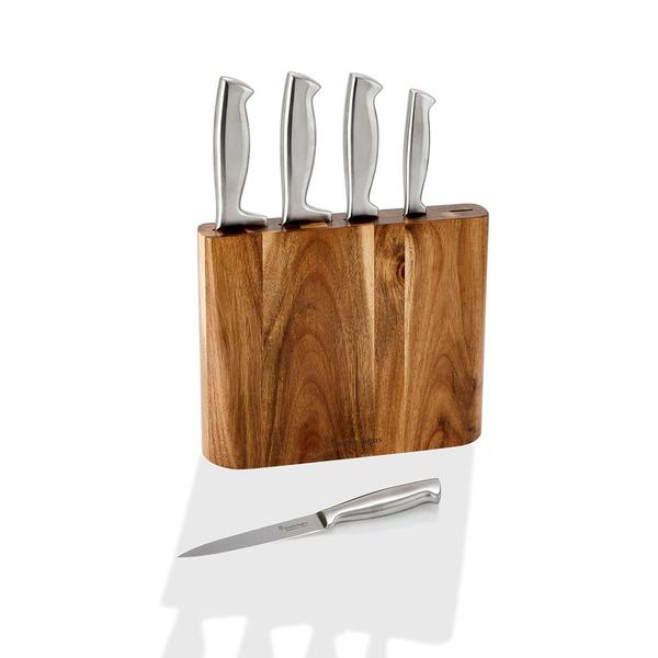 Slim Wedge Knife Block Set 6 Pieces